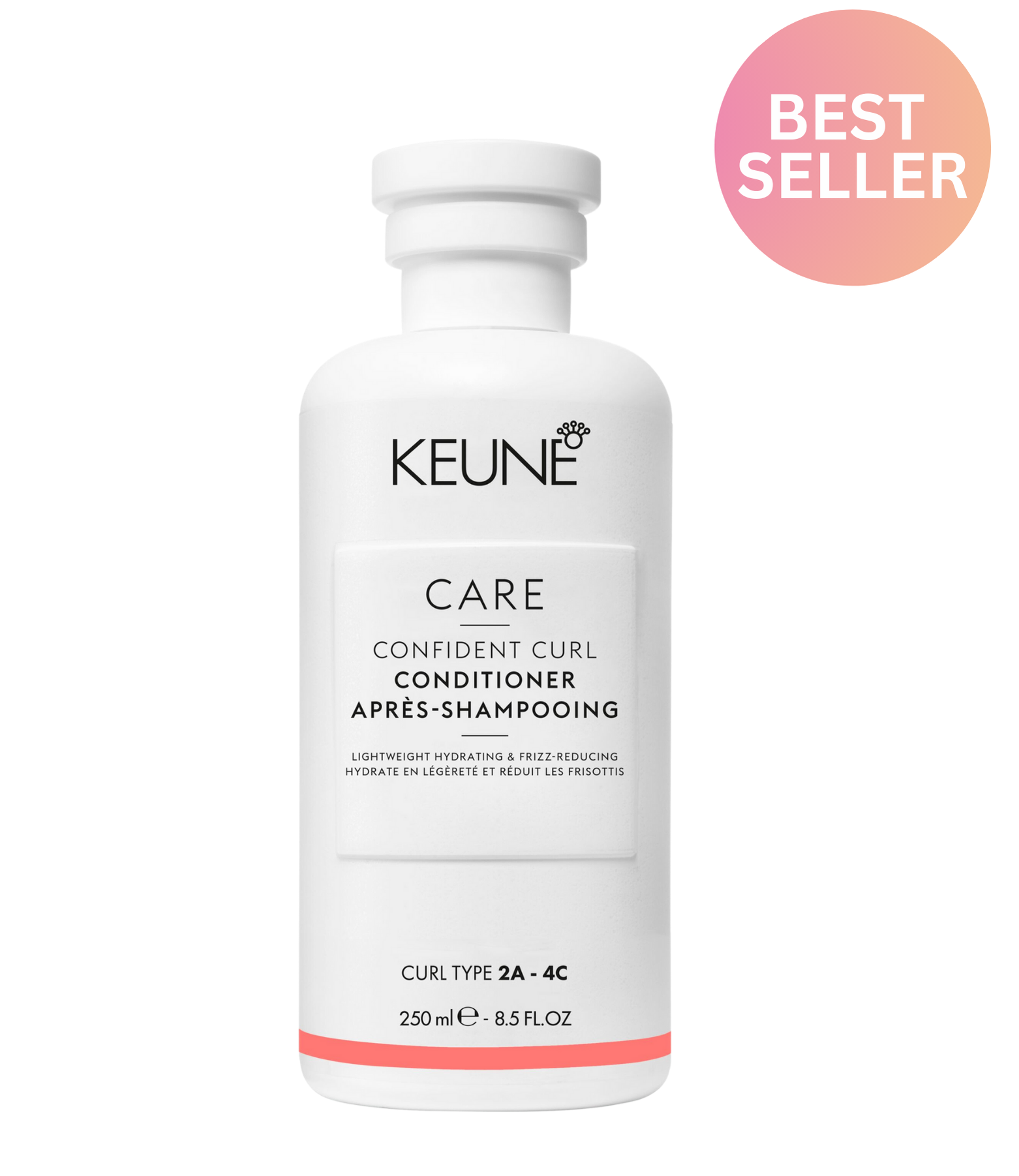 Confident Curl Conditioner, specially designed for curly hair, is a hair care product that makes your curls smooth and elastic. It helps reduce frizz and prevents the curls from tangling. On keune.ch.