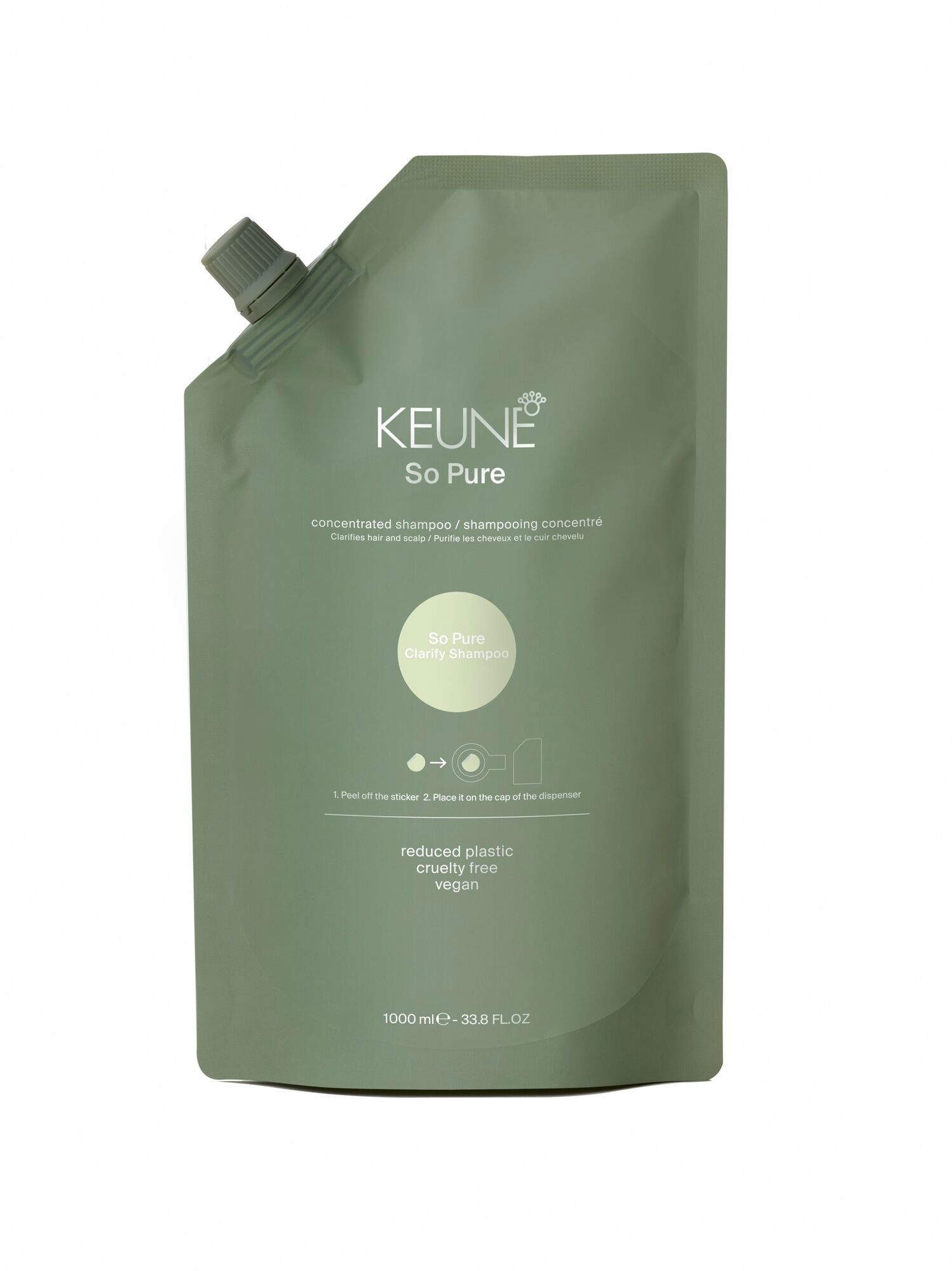 Shampooing détox pour des cheveux volumineux - So Pure Clarify Shampoo Refill