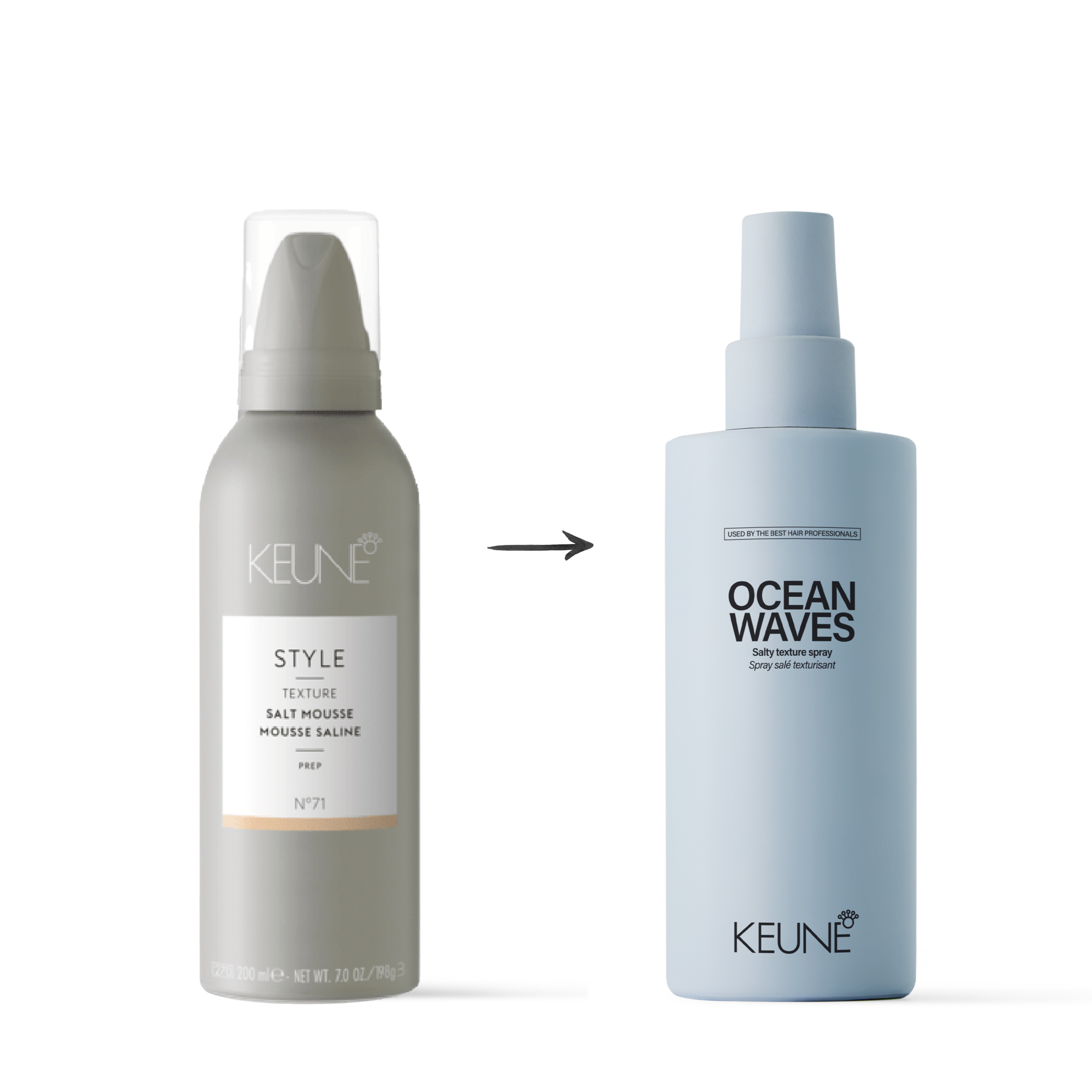 Keune Ocean Waves: Haarprodukt für den Strandlook und Hitzeschutz bis 230°C. Ideal für Föhnen und Volumen.