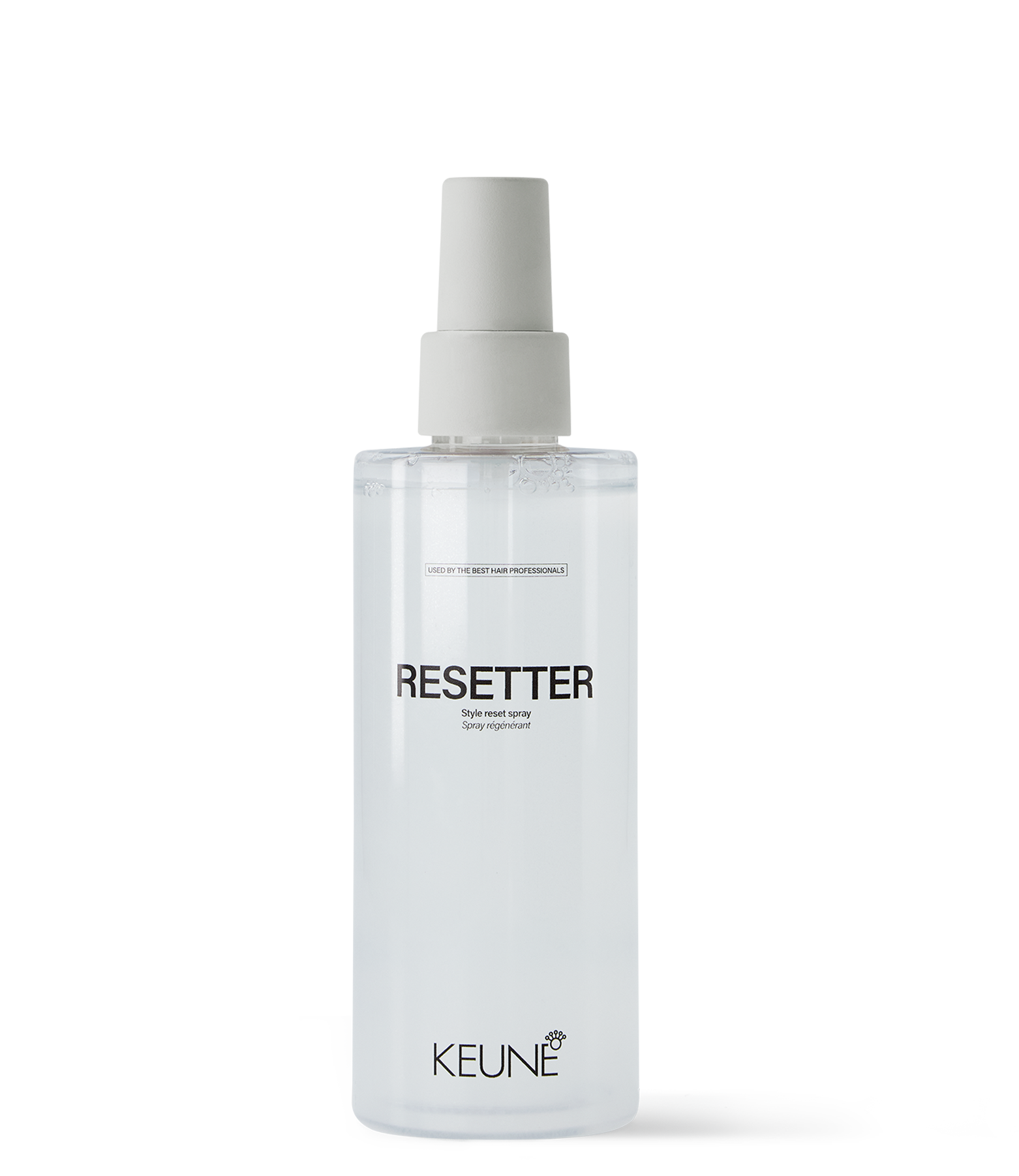 Keune Resetter - Spray régénérant. Protecteur thermique jusqu'à 230°C, prébiotiques pour des cheveux sans frisottis et un cuir chevelu nourri.