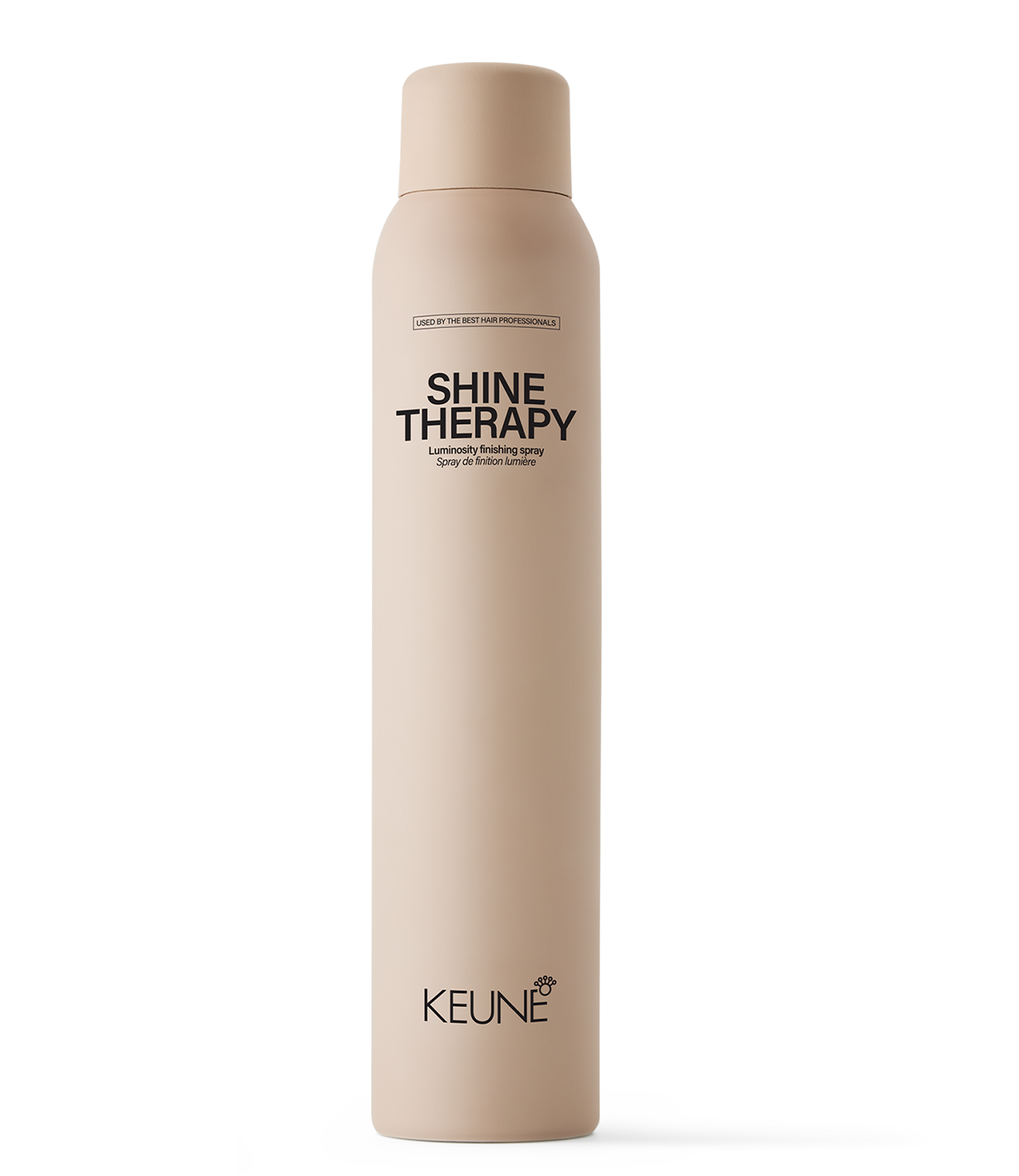 Achieve stunning hair gloss and long-lasting shine with Keune Shine Therapy Luminosity Finishing Spray. Adds shine and provides effective anti frizz control.