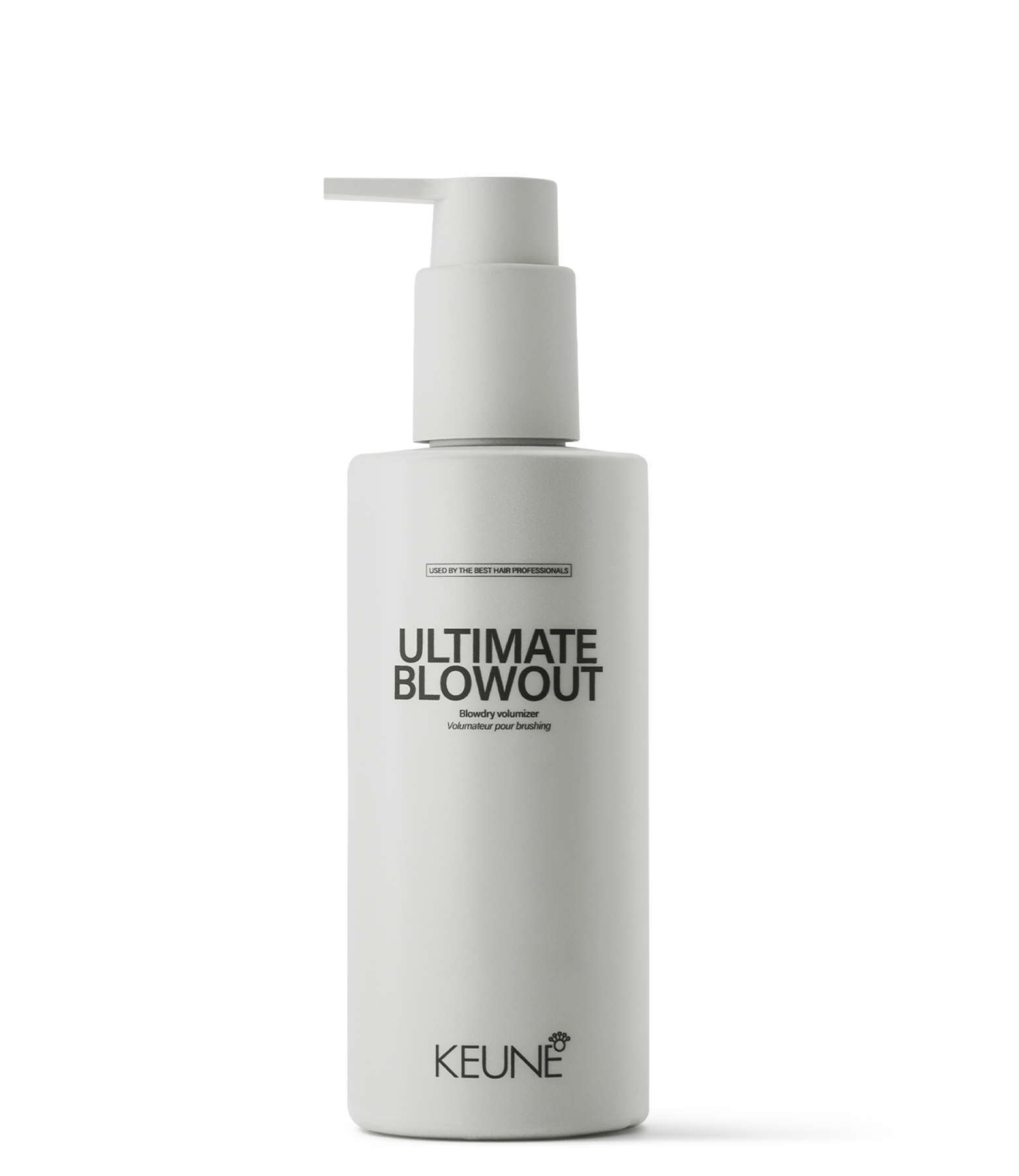 Experience frizz-free, voluminous blowout hair  with Keune Ultimate Blowout - Blow-dry Volumizer. Acts as a heat repellent for hair, delivering shine and strength.